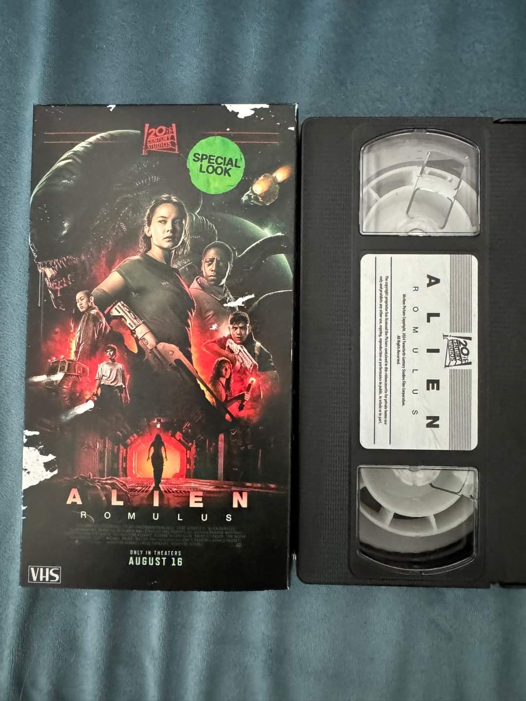 Image for Alien: Romulus movie scene VHS tape footage leaked online!