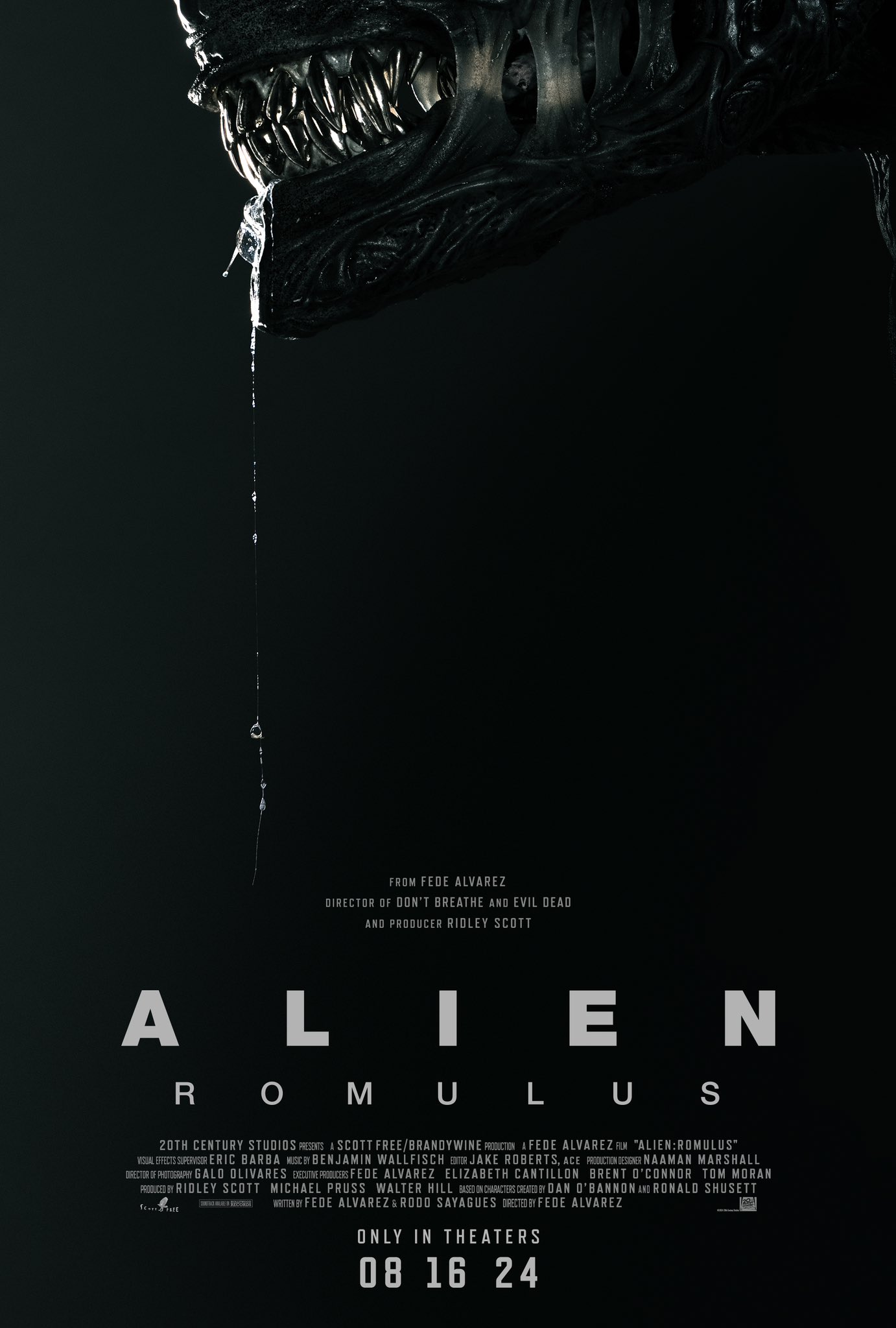 Alien: Romulus official movie poster 2024